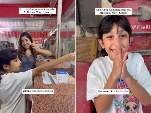 Indian Woman Teaches Gen Alpha Daughter to Communicate With Letters