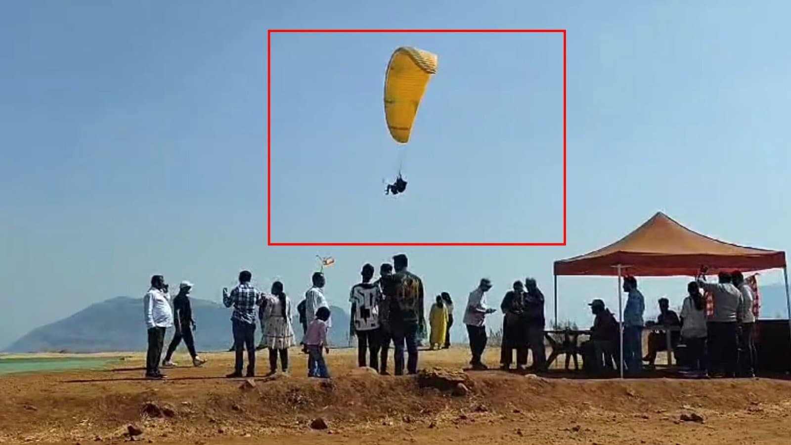 Maharashtra Student Paraglides To College To Avoid Traffic gnr