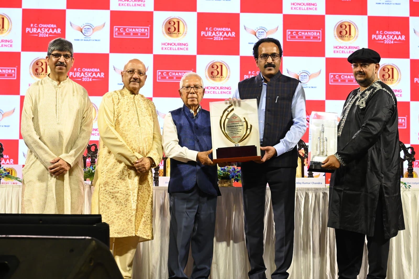 ISRO Chairman Somanath S was awarded the PC Chandra Award