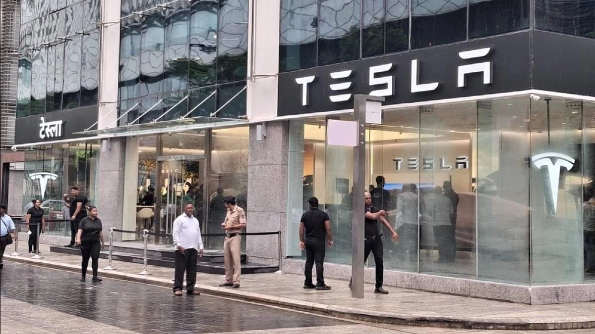 Tesla showroom opens in Mumbai cars to start from 60 lakh