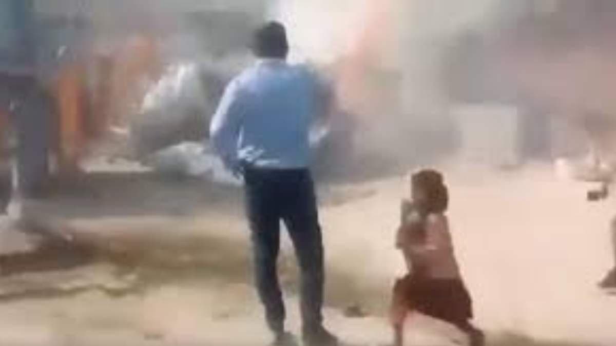 Supreme court take cognisance of small girl runing  withe books in UP 