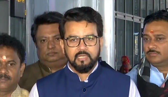 anurag thakur attack tmc and india alliance
