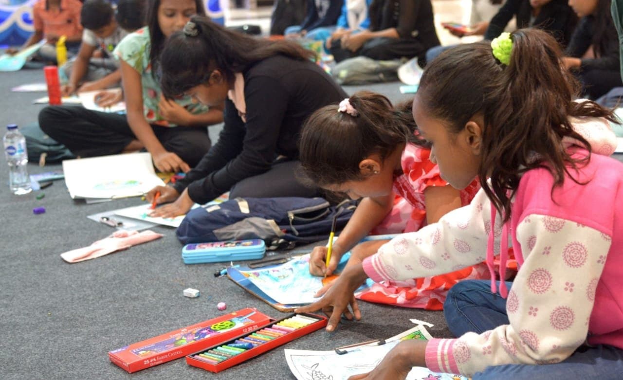 Drawing competition at kolkata 