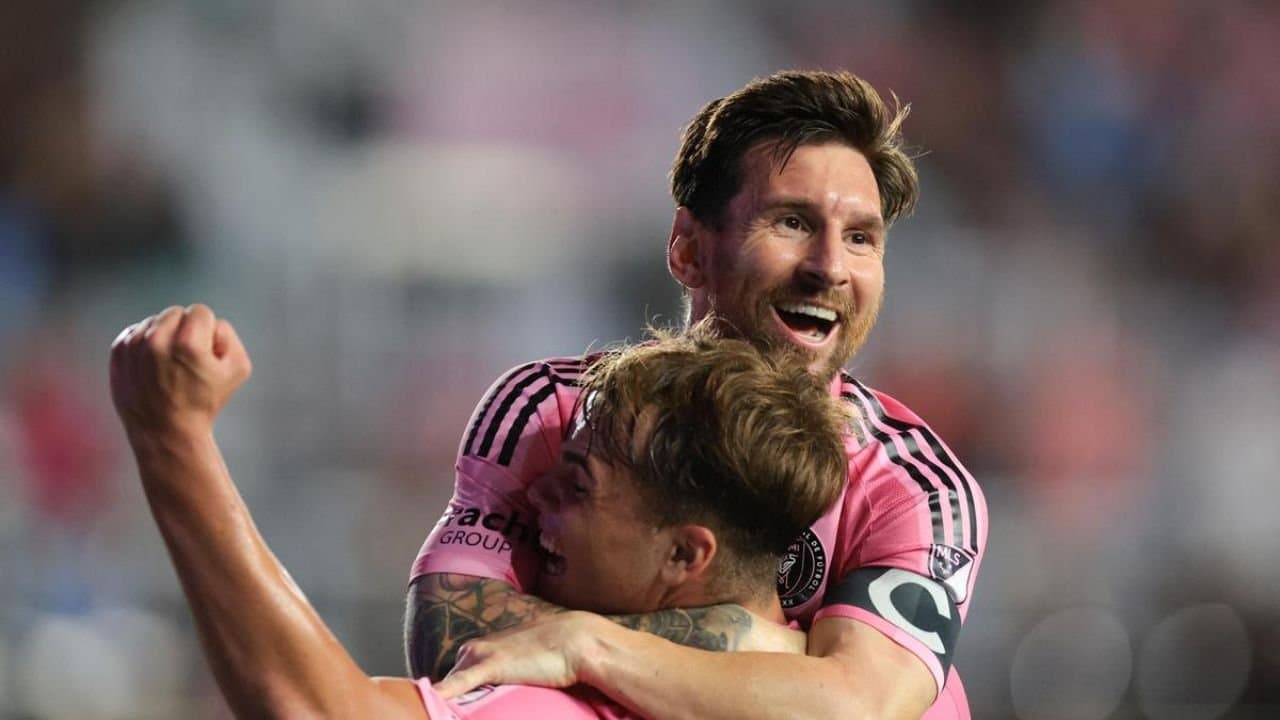 Lionel Messi scores twice as Inter Miami beats Nashville in MLS Cup playoffs 