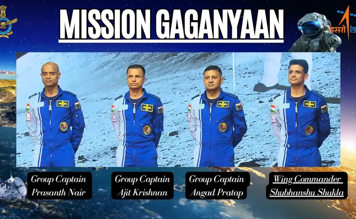 PM Modi announces names of four Gaganyaan astronauts