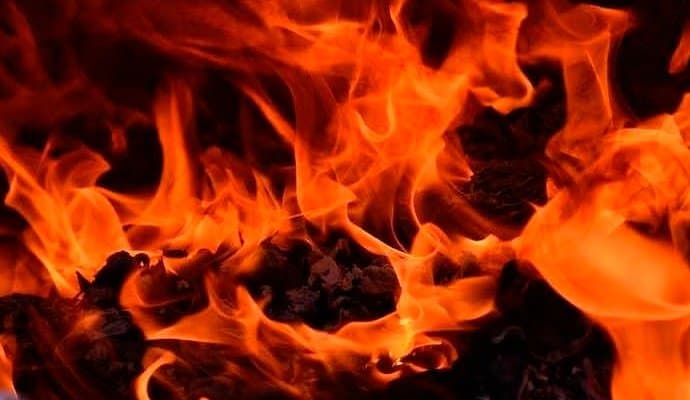 Major Fire In Jharkhand
