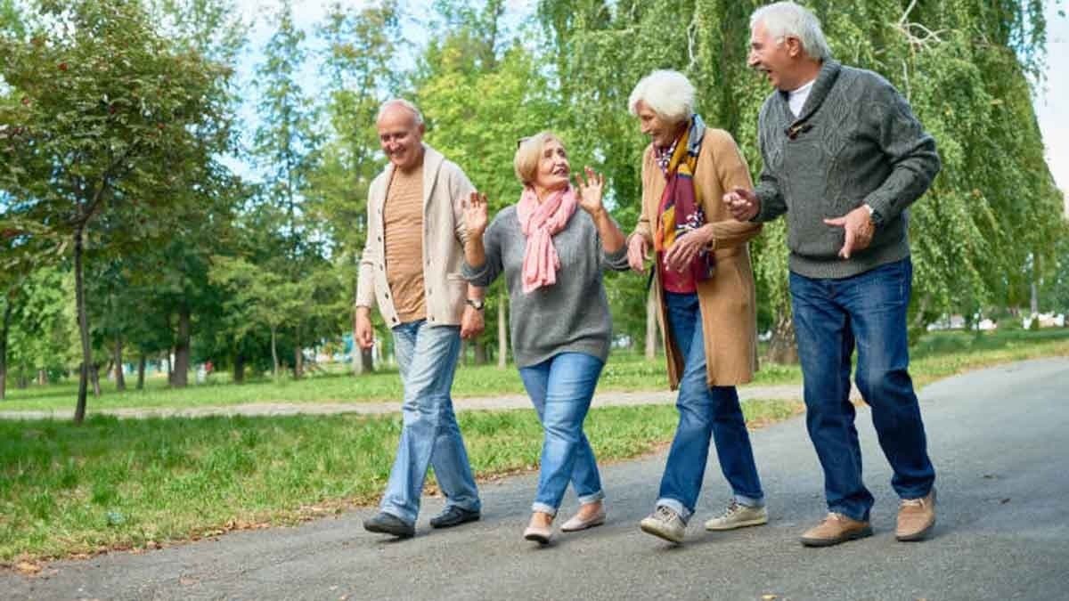 Try all these walking tricks for aged people for stay fit and healthy lif
