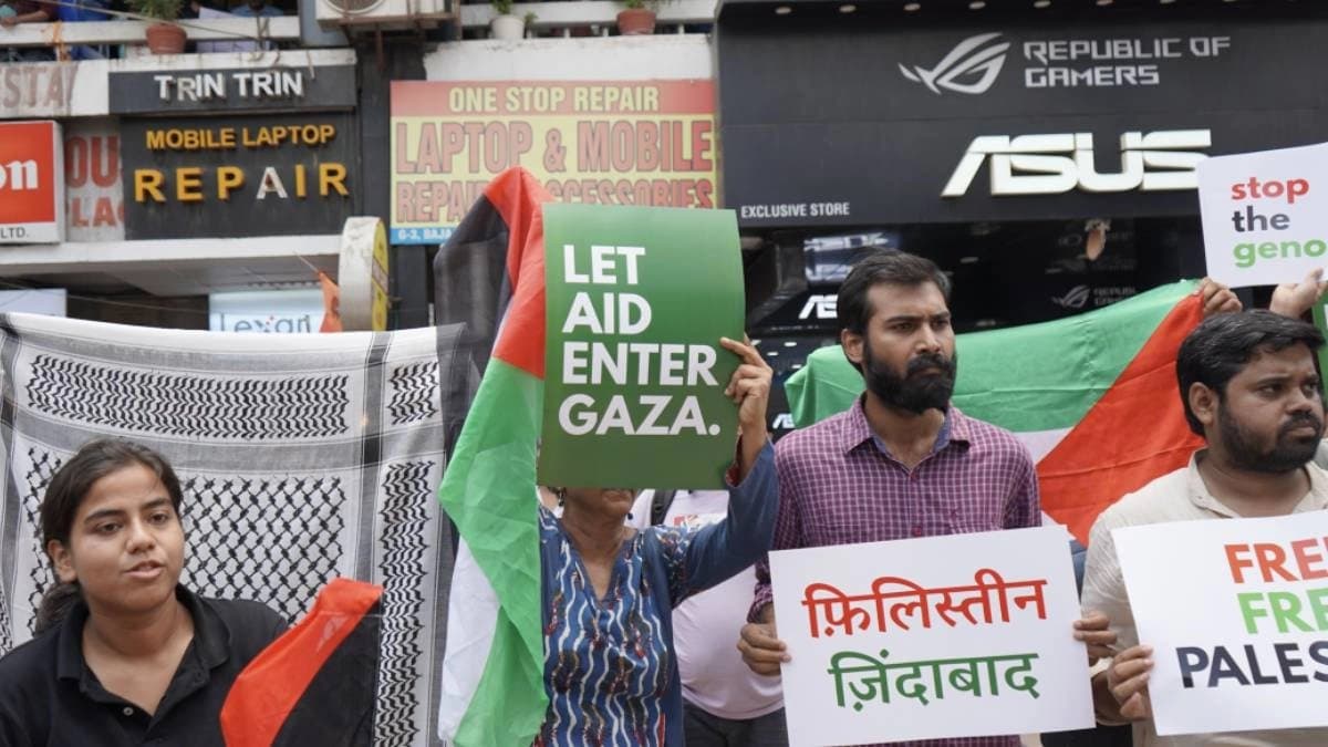 In Delhi there was an attack on a peaceful protest supporting Palestine by Hindu extremists