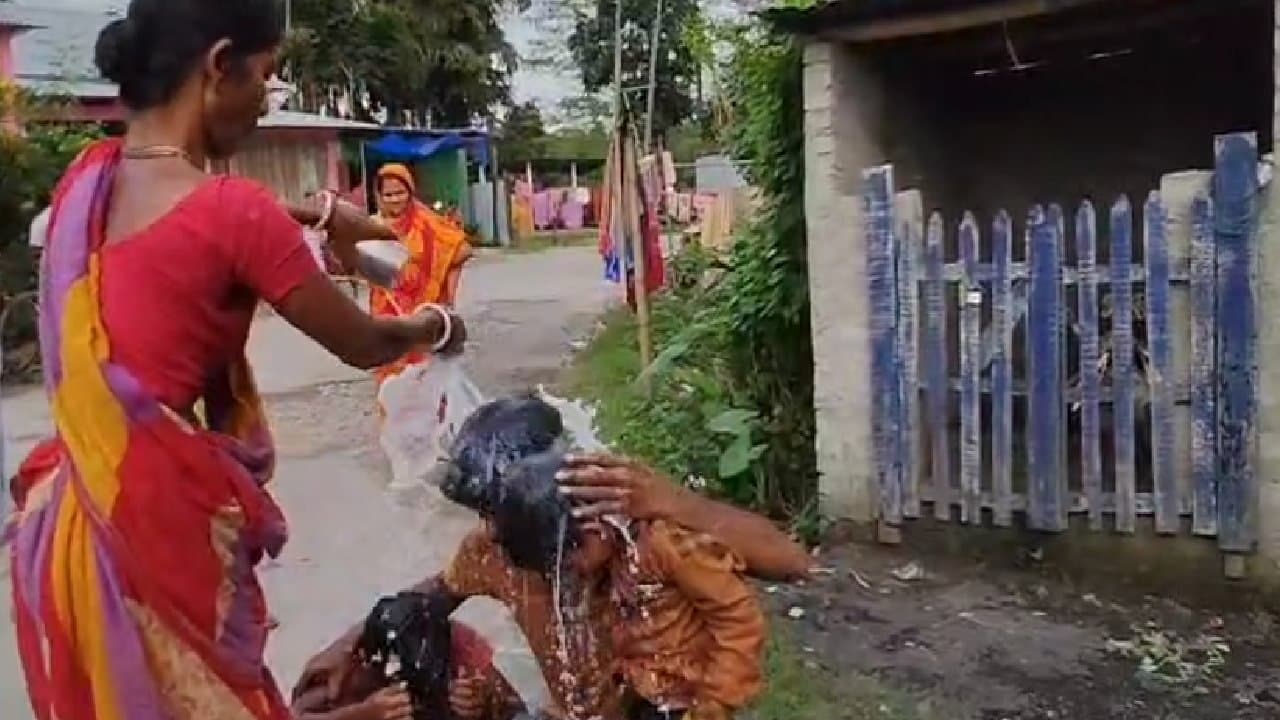 Dhupguri Incident: man bathes in milk here the reason