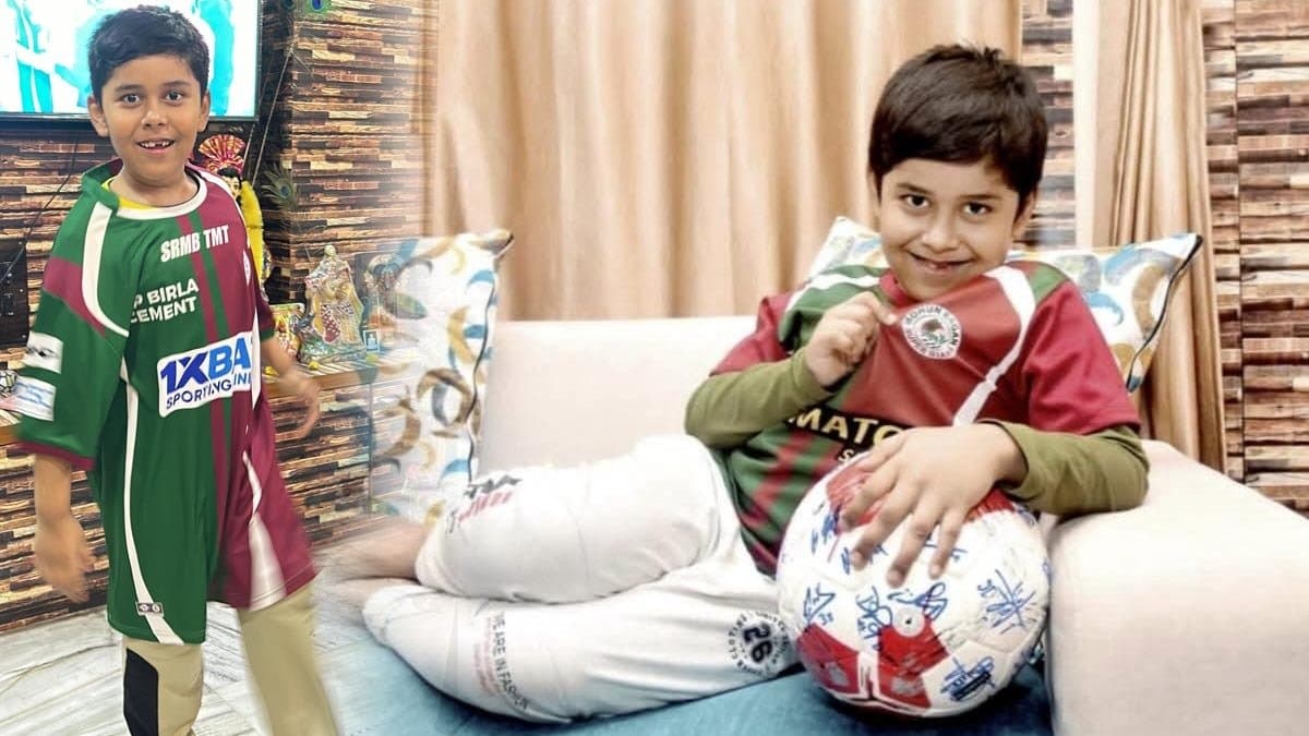 I will become a big player and play for Mohun Bagan says young mariners fan Rajrishi spt