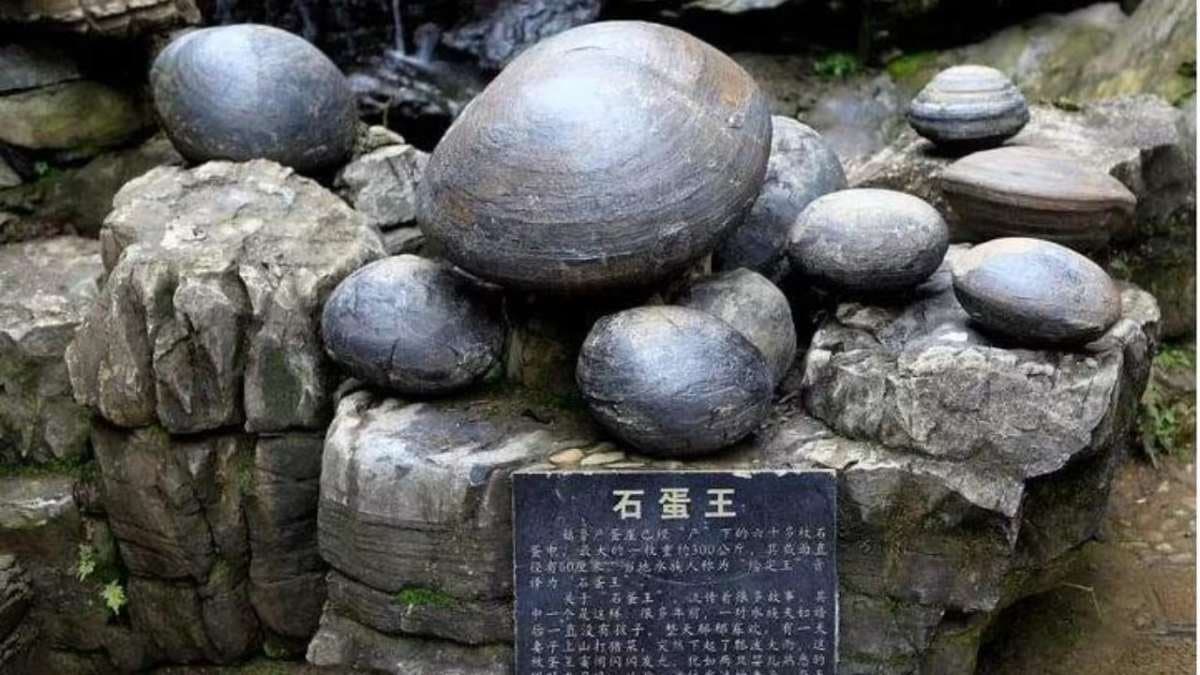 Bizarre Tourist spot where a hill lays eggs