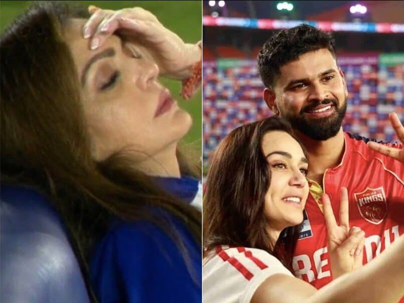 Preity Zinta spotted winking at punjab players after win-nita ambani shattered 