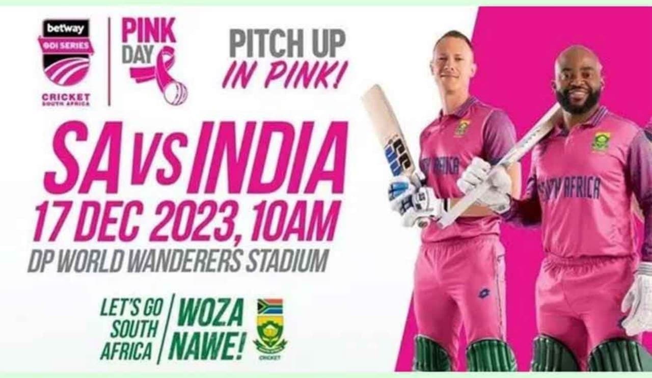 INDIA PLAY PINK ODI AGAINST SOUTH AFRICA