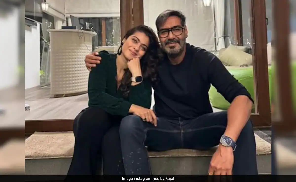 Kajol leaves a funny note for birthday boy Ajay Devgn, ‘Jumping and clapping”