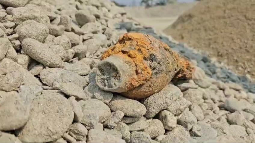 Mortar shell found in siliguri gnr 