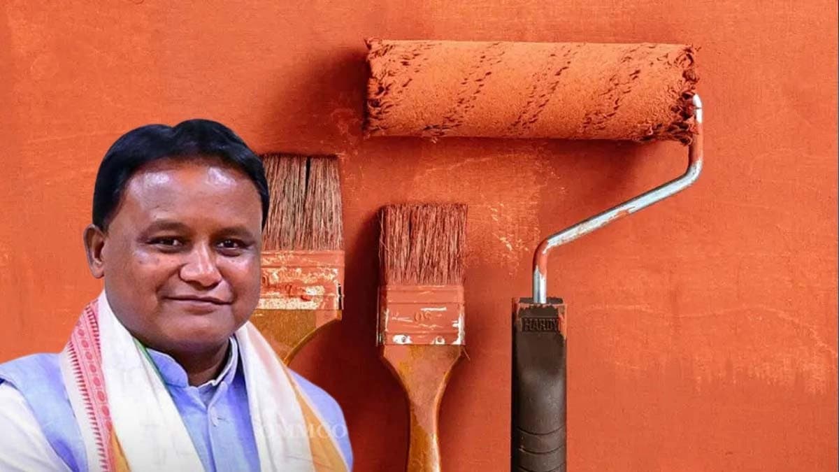 BJP government makes it mandatory to colour all government buildings in Odisha saffron