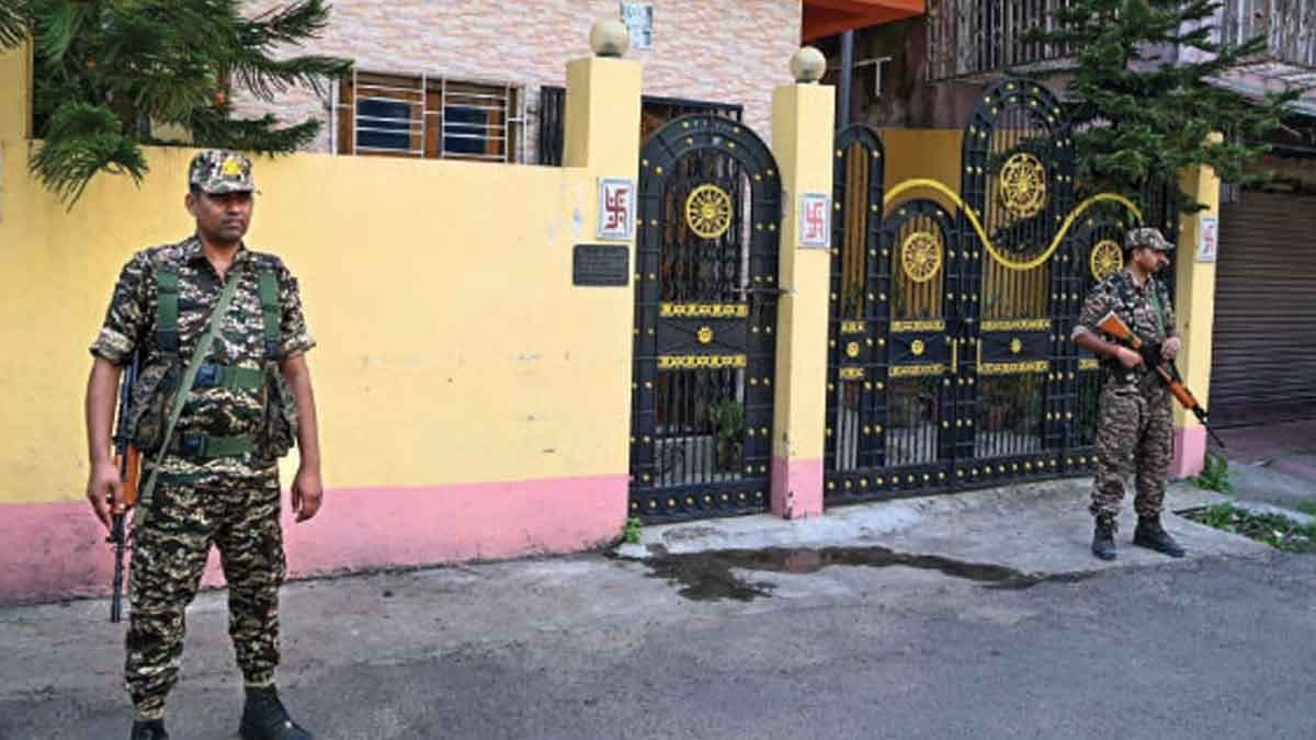 ed raids sandip ghosh close aide chandan louhas house gnr