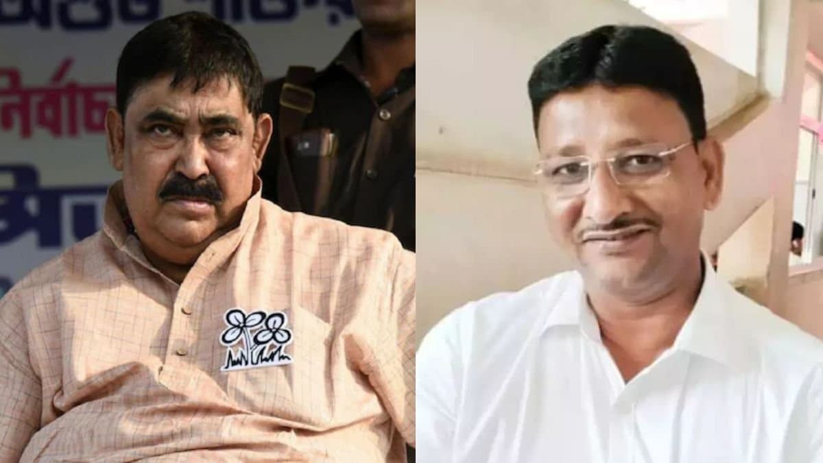 Kajal seikh meets anubrata mondal at bolpur TMC office