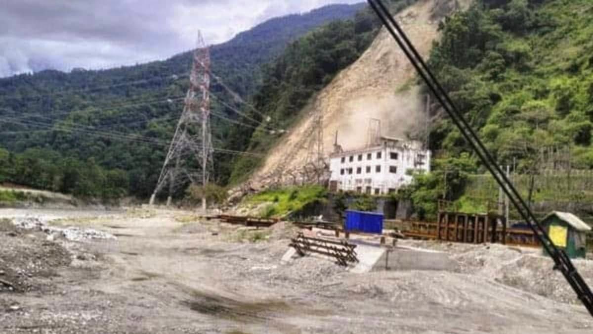 Bridges, Roads Damaged After Heavy Rain Triggers Landslides In Sikkim gnr 