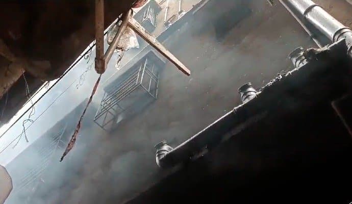 fire in topsia rubber factory