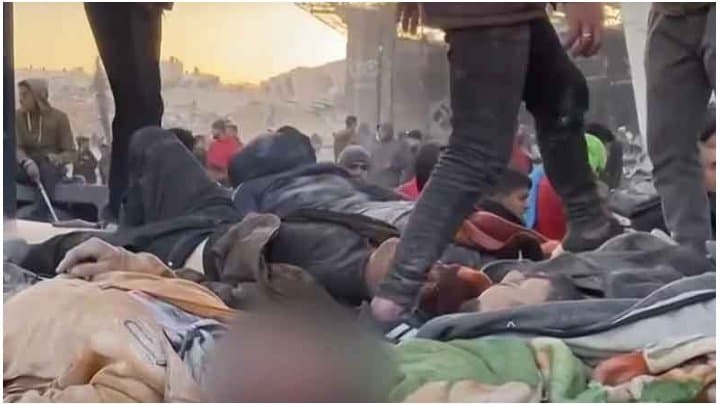 Israel attack on gaza, 104 palestinian dead