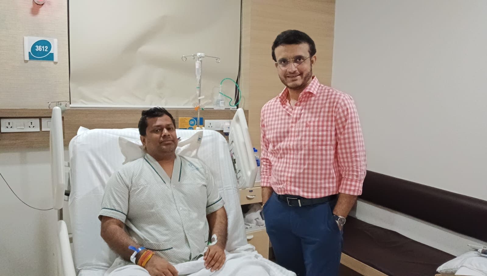 Sourav meets with Sukanta Majumder on Friday