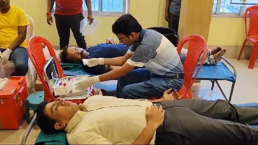 Blood donation on hoogly 