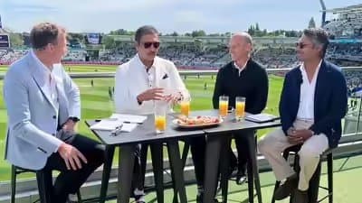 The winner of best dressed commentator goes to former team India head coach Ravi Shastri 