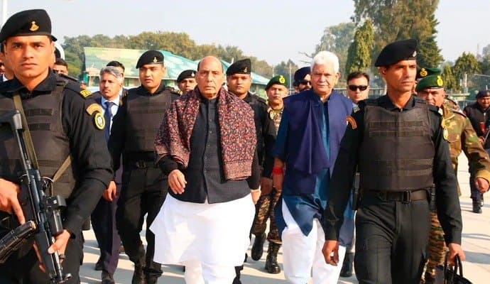 Rajnath Singh In J&K To Review Security Situation