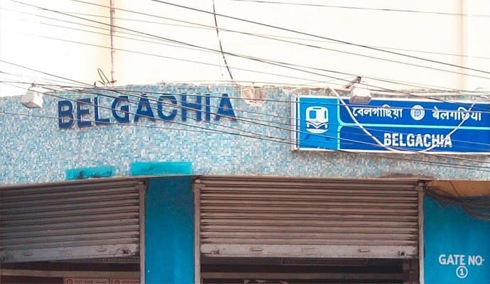  73 year old man tried to commit suicide in belgachia metro station