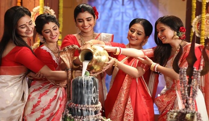  All Heroines Of Zee Bangla Mega Serial Are Celebrating Shibratri