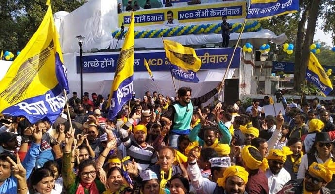 AAP Protest Against Arvind Kejriwal's Arrest