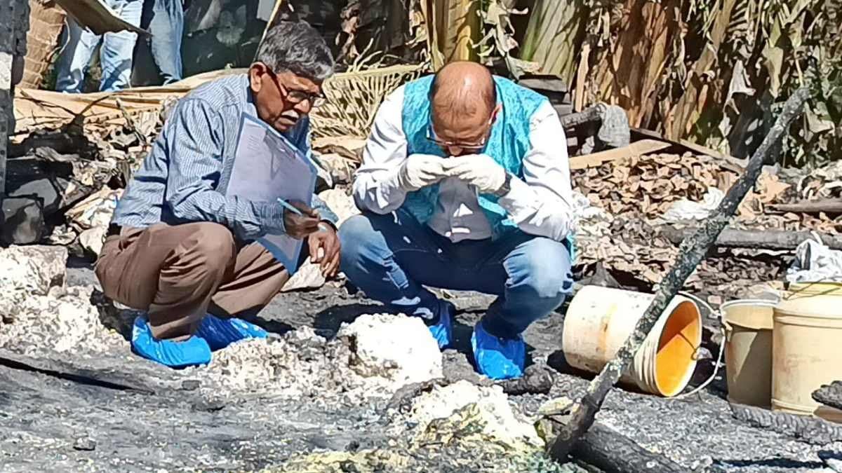 Kalyani Remains Tense 24 Hours After Explosion Forensic Team at the Scene gnr