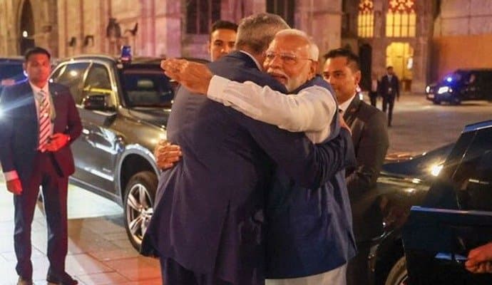 PM Modi arrives in Austria, joins Austrian chancellor for private dinner