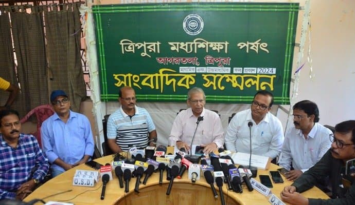  Secondary-higher secondary results in Tripura