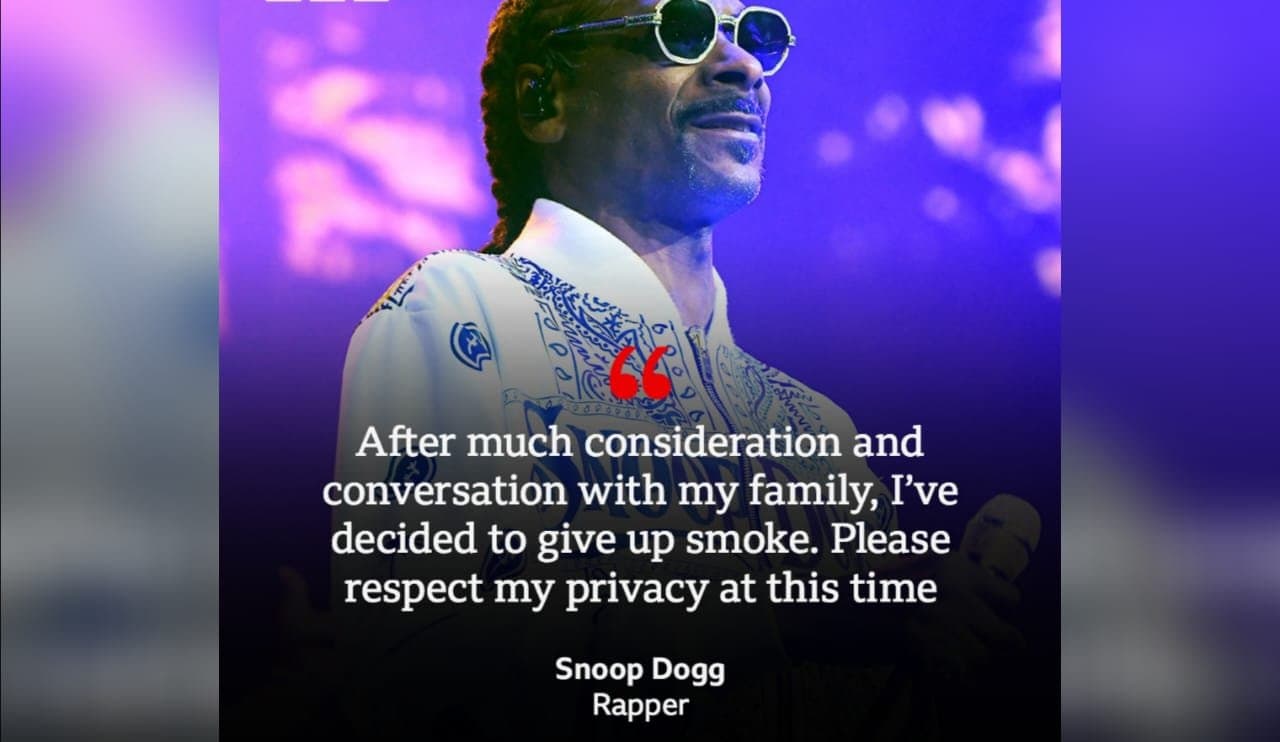 Snoop Dog: ধূমপান ছাড়লেন স্নুপ ডগ! তাঁর থেকে অনুপ্রাণিত হতে পারেন আপনারাও!