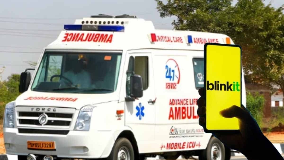 Blinkit’s  Ambulance Saves Life viral post 