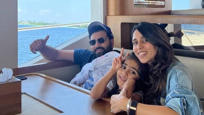 Rohit Sharma enjoys vacation with family in Maldives after Champions Trophy win