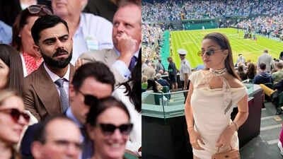 Virat Kohli and Anushka Sharma at the same Wimbledon match with Avneet Kaur-internet reacts 