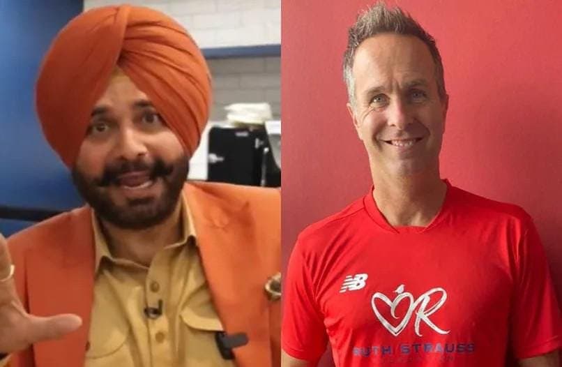 Navjot Singh Sidhu launches scathing attack on Michael Vaughan 