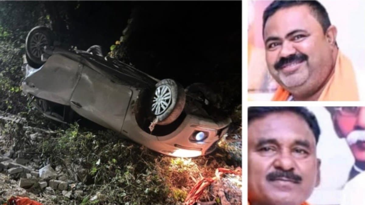  2 local BJP leaders killed in Odisha after truck rams into their car 3 times gnr