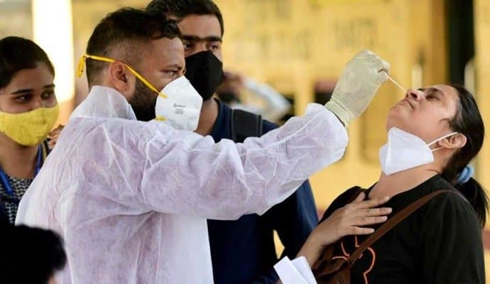 India's Covid cases at 7-month high