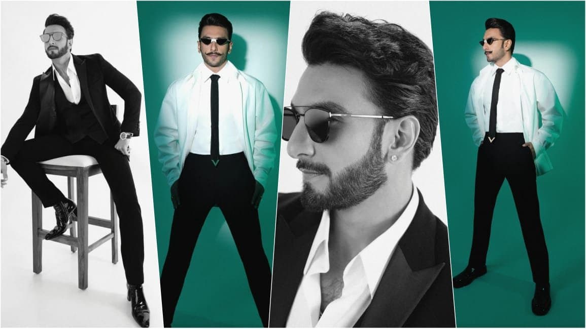 Ranveer Singh: বছর শেষে সাদা কালো ক্লাসিক মনোক্রমে অনুরাগীদের মন ছুঁয়ে নিলেন বলিউডের 'বাজিরাও' রণবীর! 