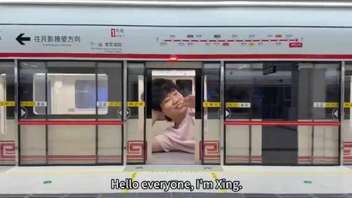 Chinese influencer builds mini underground station for his cats