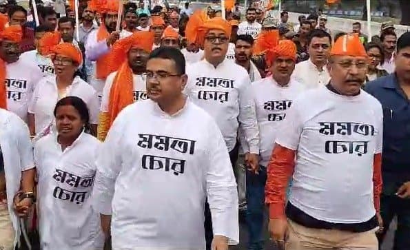 Suvendu attacks Mamata again from Red Road
