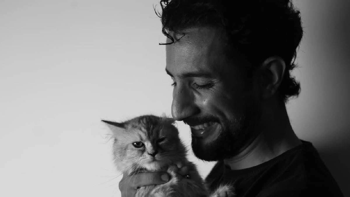 Tollywood actor Rishav Basu Welcomes a Persian Cat Named Sufi into His Home