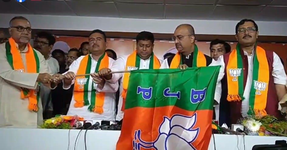 BJP member tapas Roy attacks tmc 