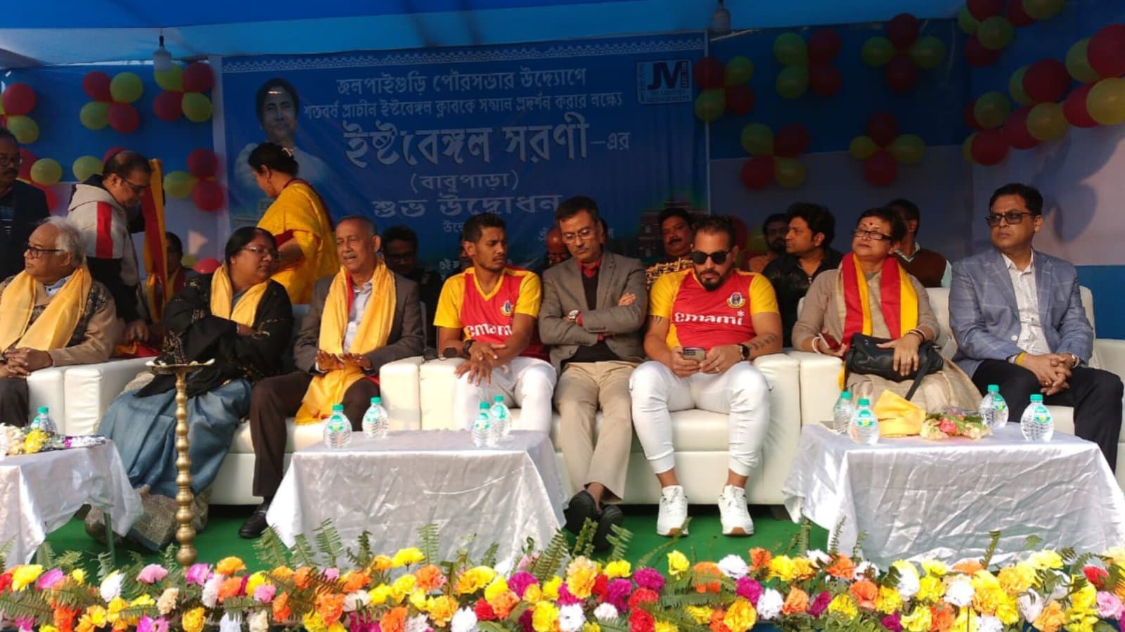 Road in Jalpaiguri named after East Bengal club
