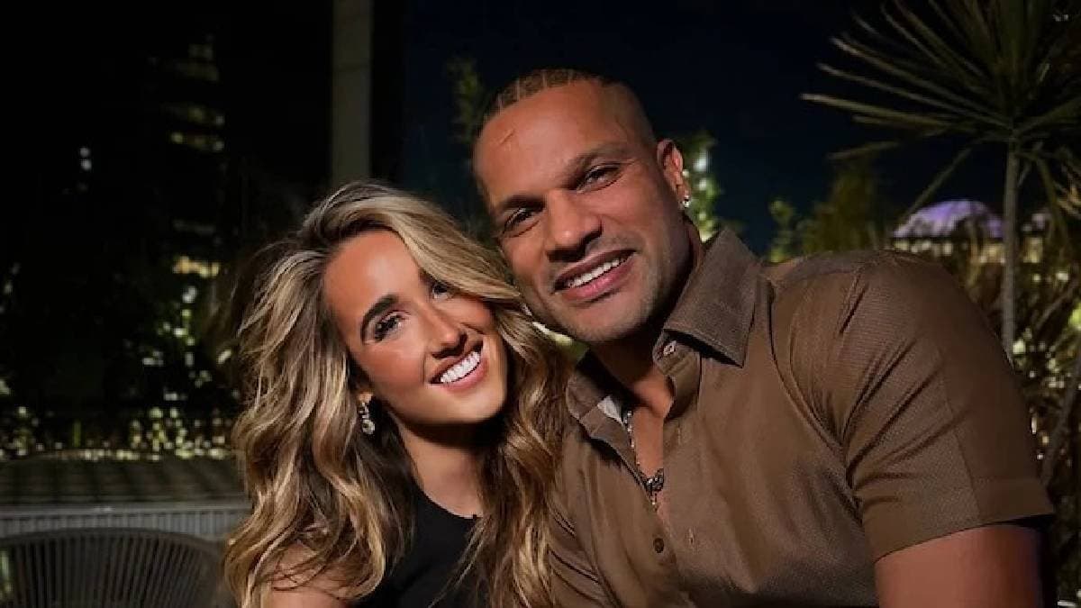 Shikhar Dhawan confirms relationship with girlfriend Sophie Shine in Insta post