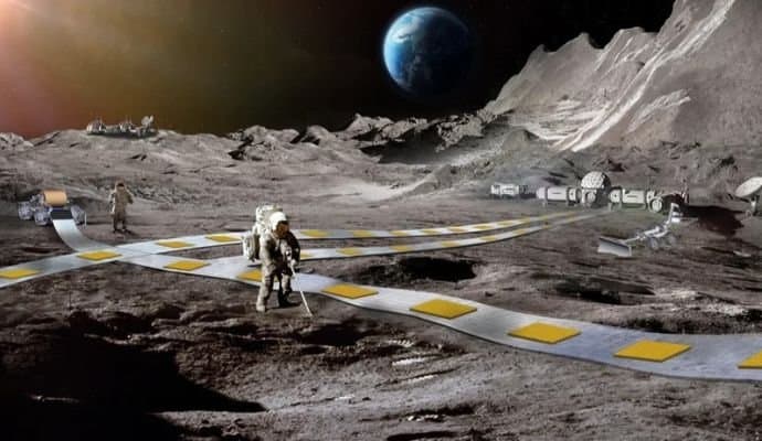 NASA will run a train on the moon!